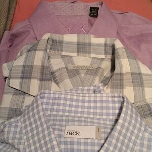 Bundle of 3 men's button downs sz 16.5 34/35